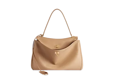 BALENCIAGA Rodeo Medium Handbag "Latte"