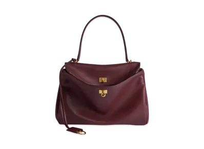 BALENCIAGA Rodeo Medium Handbag "Burgundy"