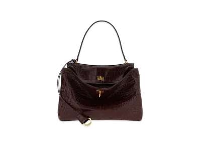 BALENCIAGA Women's 'Rodeo' Medium Handbag "Bordeaux"