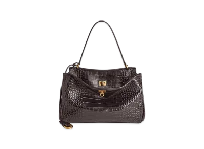 BALENCIAGA Rodeo Handbag Medium "Brown"