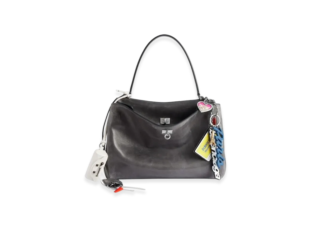 BALENCIAGA ロデオ ミディアム ハンドバッグ バレンシアガ ロデオ ハンドバッグ ミディアム チャームツキ