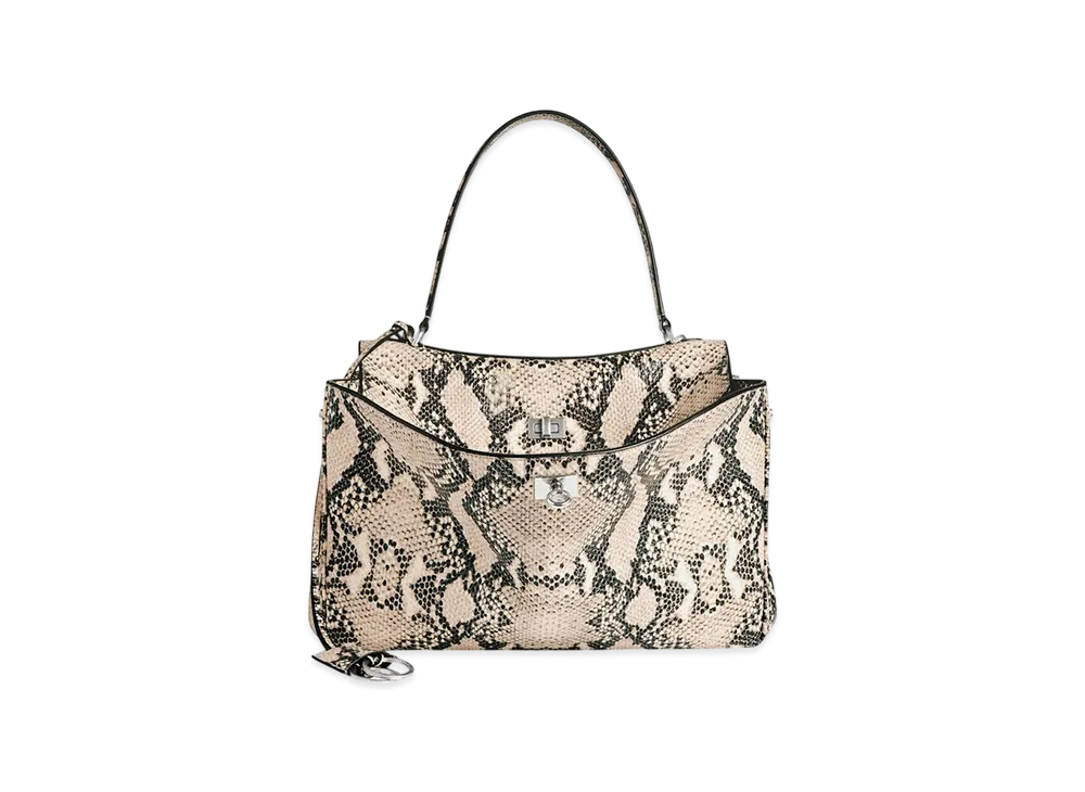 BALENCIAGA Rodeo Handbag Medium "Natural"