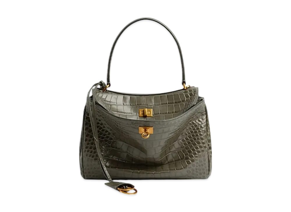 BALENCIAGA Rodeo Handbag Small "Army Green"