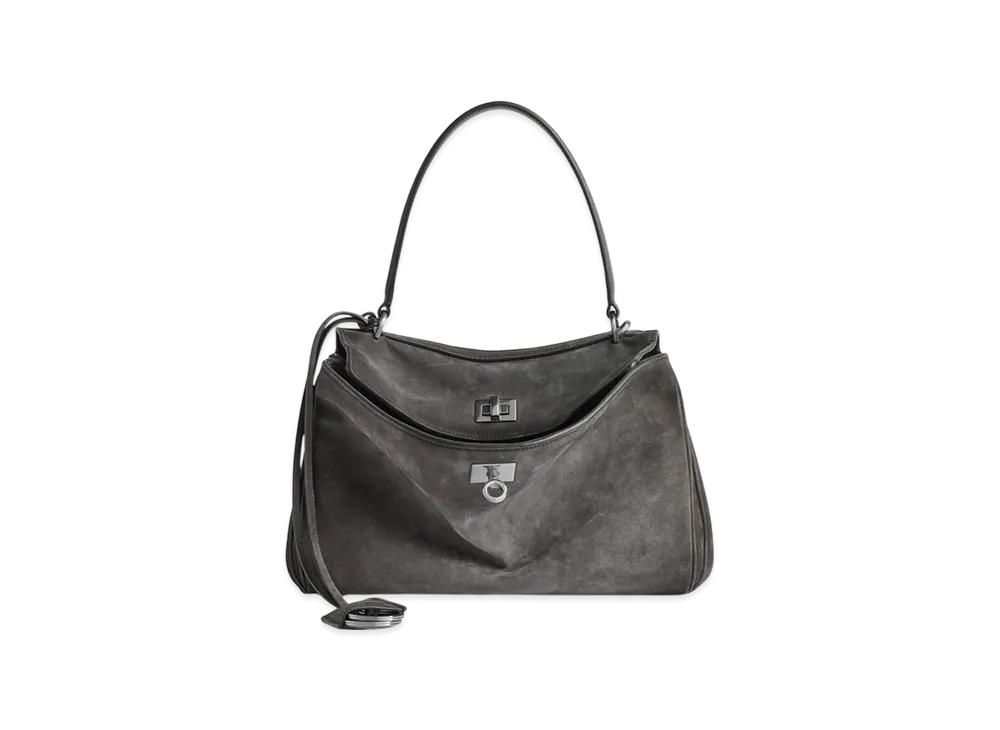 BALENCIAGA Rodeo Handbag Small "Storm Grey"