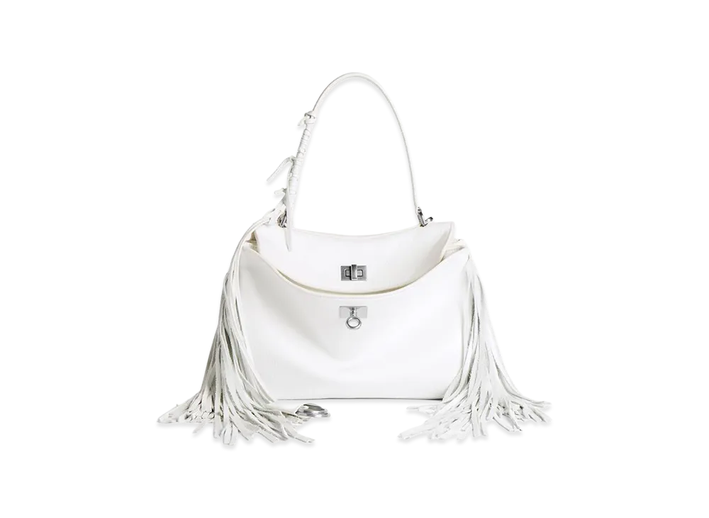BALENCIAGA Women's Rodeo Handbag Small "White"