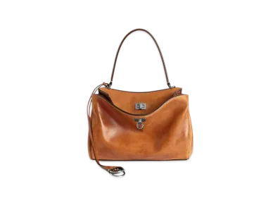 BALENCIAGA Rodeo Handbag Small "Tan Cowboy"