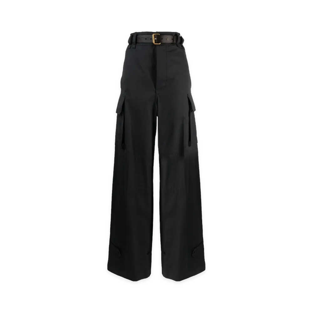 Saint Laurent Women's Trousers "Gray"