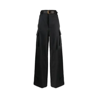 Saint Laurent Women's Trousers "Gray"