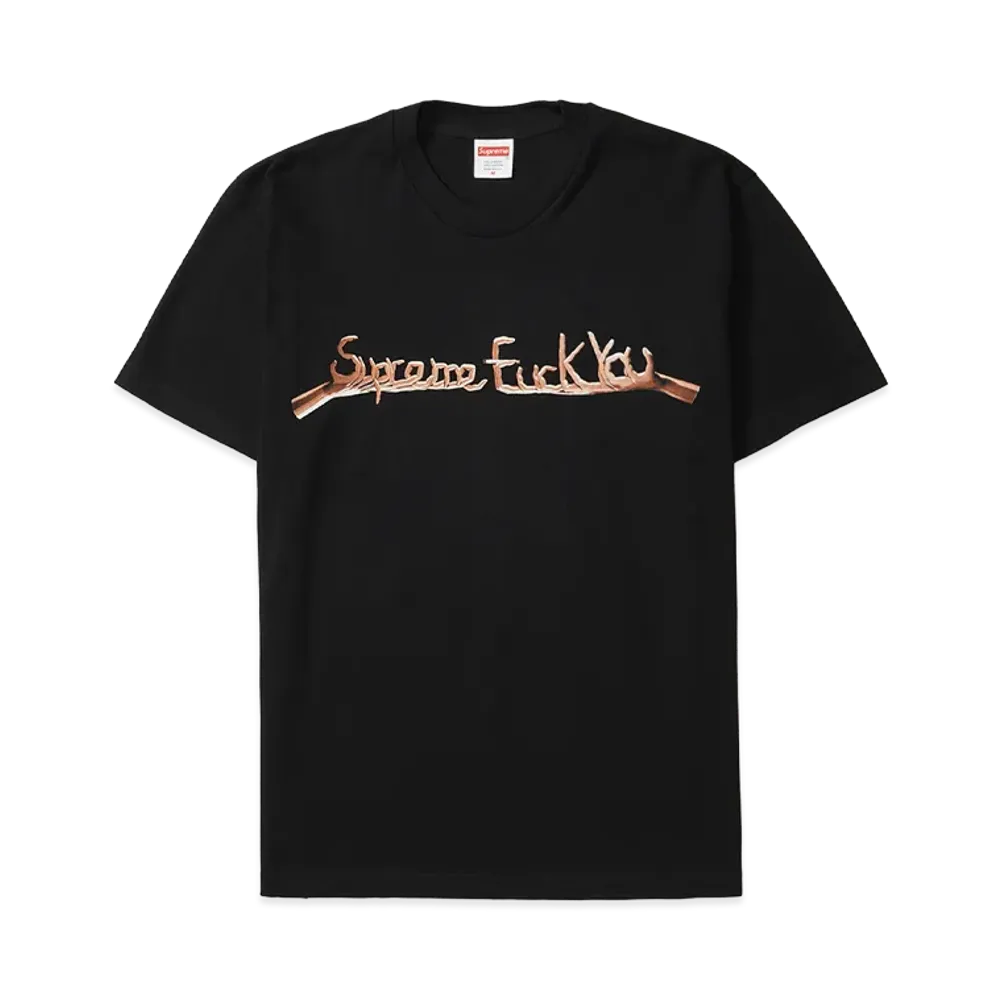 Supreme Fuck You Tee "Black"