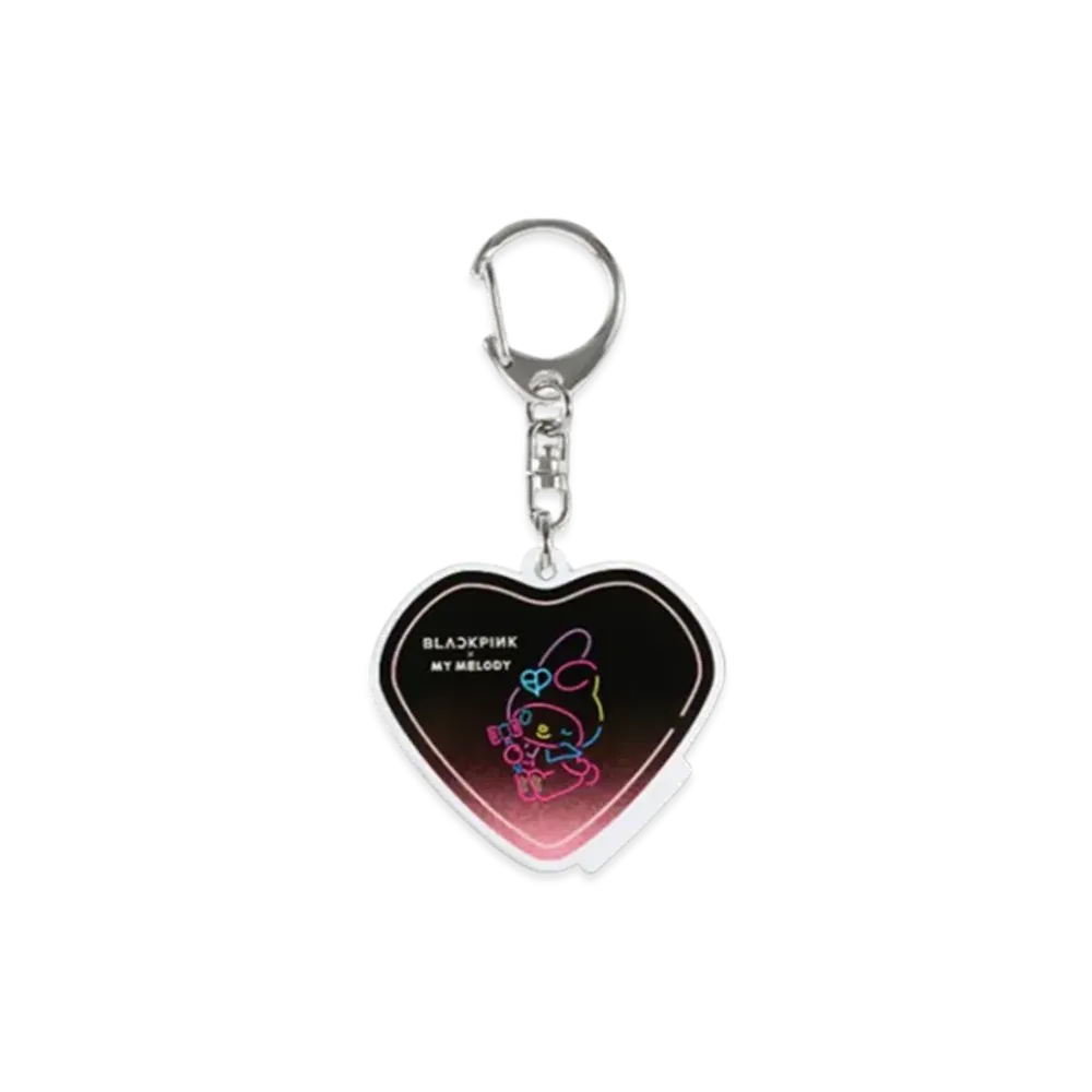 BLACKPINK x My Melody Acrylic Key Holder "Neon"