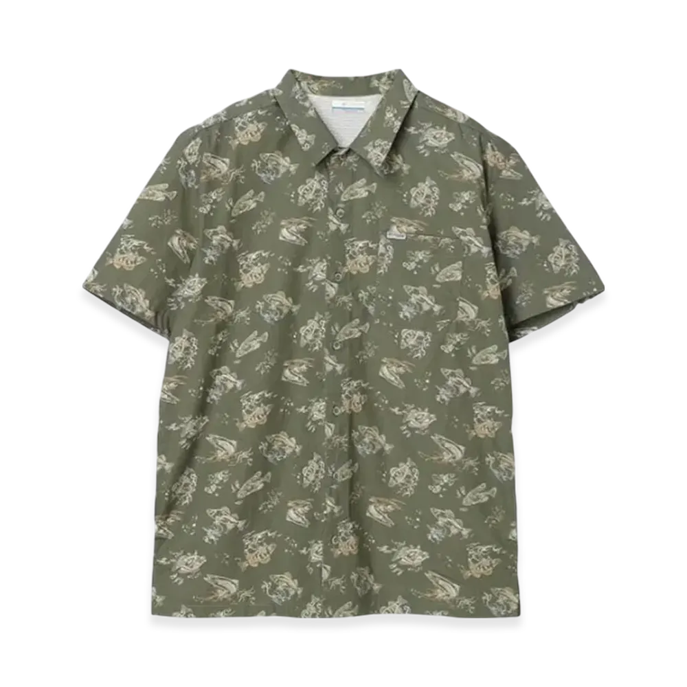Columbia Trollers Best SS Shirt Cypress Freshfish "Olive"