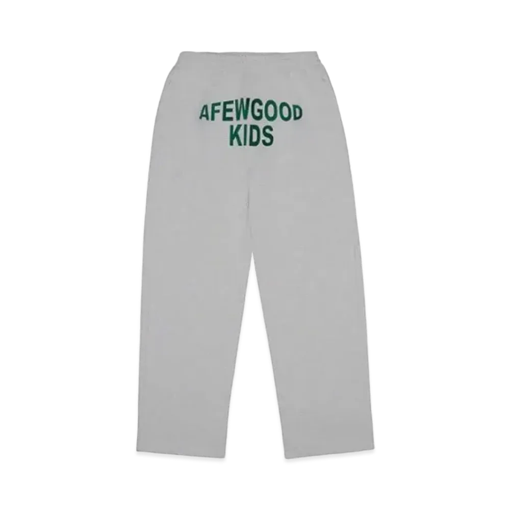 A FEW GOOD KIDS College Sweat Pants "Grey"