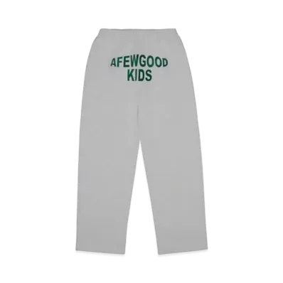 A FEW GOOD KIDS College Sweat Pants "Grey"