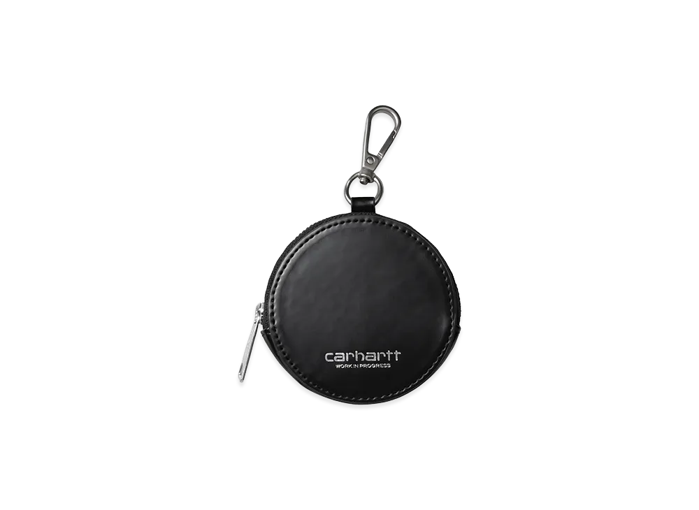 Carhartt WIP Script Coin Wallet "Black/Silver"