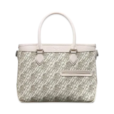 Berluti Toujours XS Toile Marbeuf Tote Bag "White"