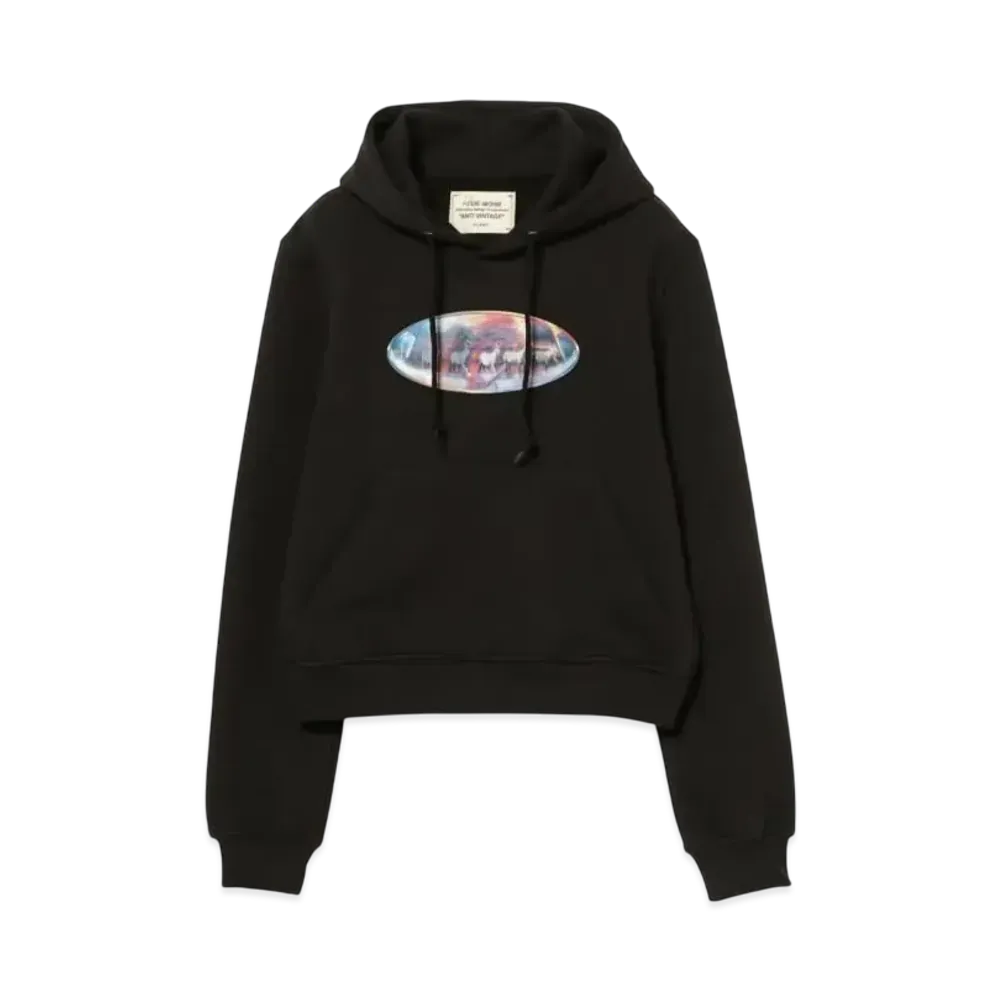 BEAMS FUTURE ARCHIVE x Asahina Sweat Hoodie "Black"