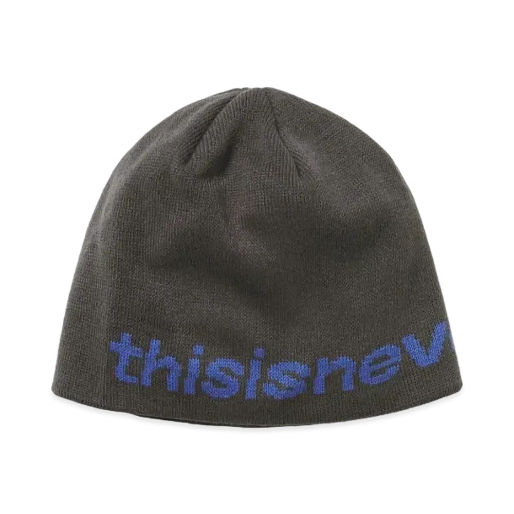 thisisneverthat SP-Logo No Cuff Beanie "Charcoal"