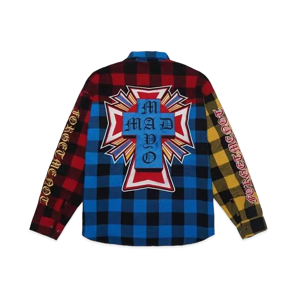 MAYO CROSS Embroidery Check Shirt "MULTI"