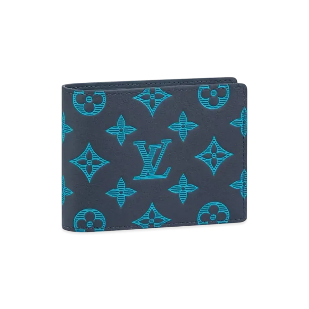 Louis Vuitton Multiple Wallet Monogram Shadow "Navy River Blue"