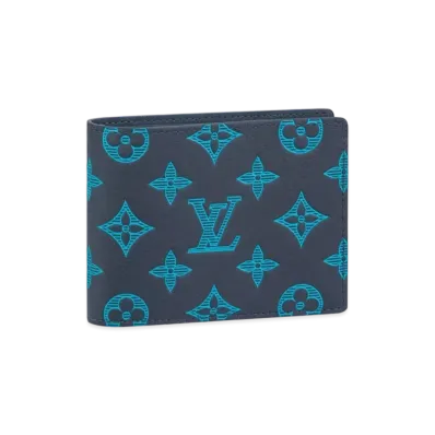 Louis Vuitton Multiple Wallet Monogram Shadow "Navy River Blue"