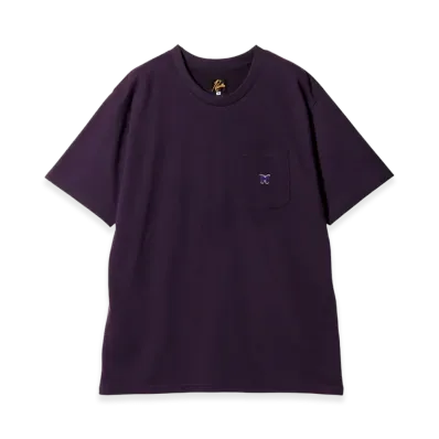 NEEDLES S/S Crewneck T-Shirt "Eggplant"