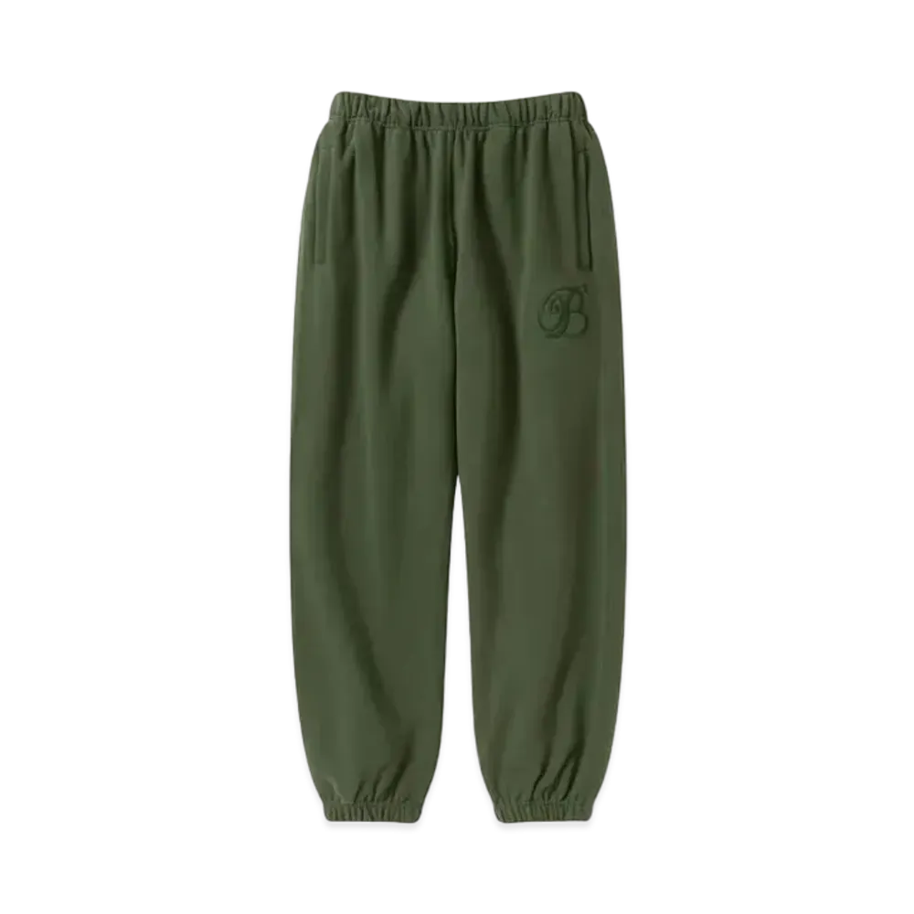 Blackeyepatch B Emblem Sweat Pants Charcoal "Green"