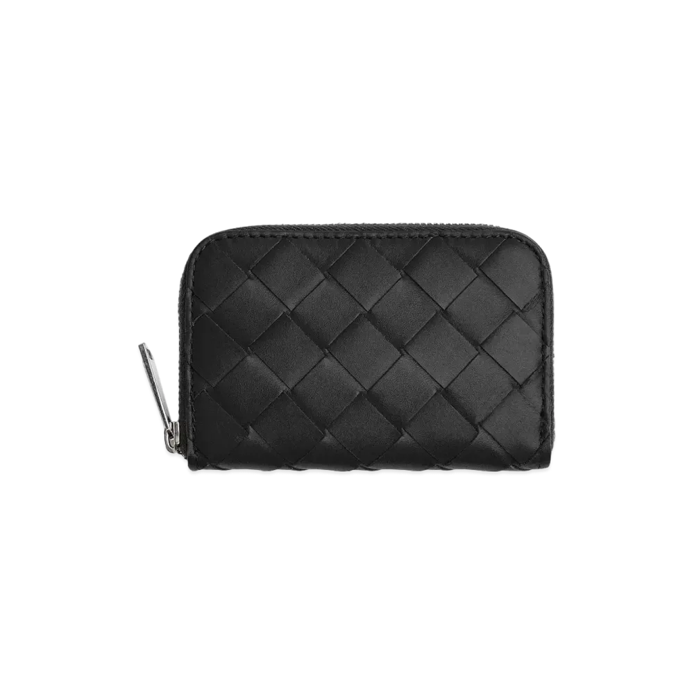Bottega Veneta Zipped Coin Purse "Black"