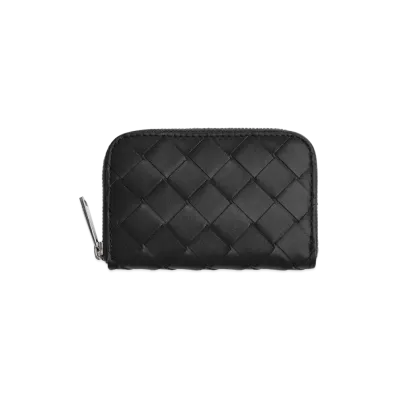 Bottega Veneta Zipped Coin Purse "Black"