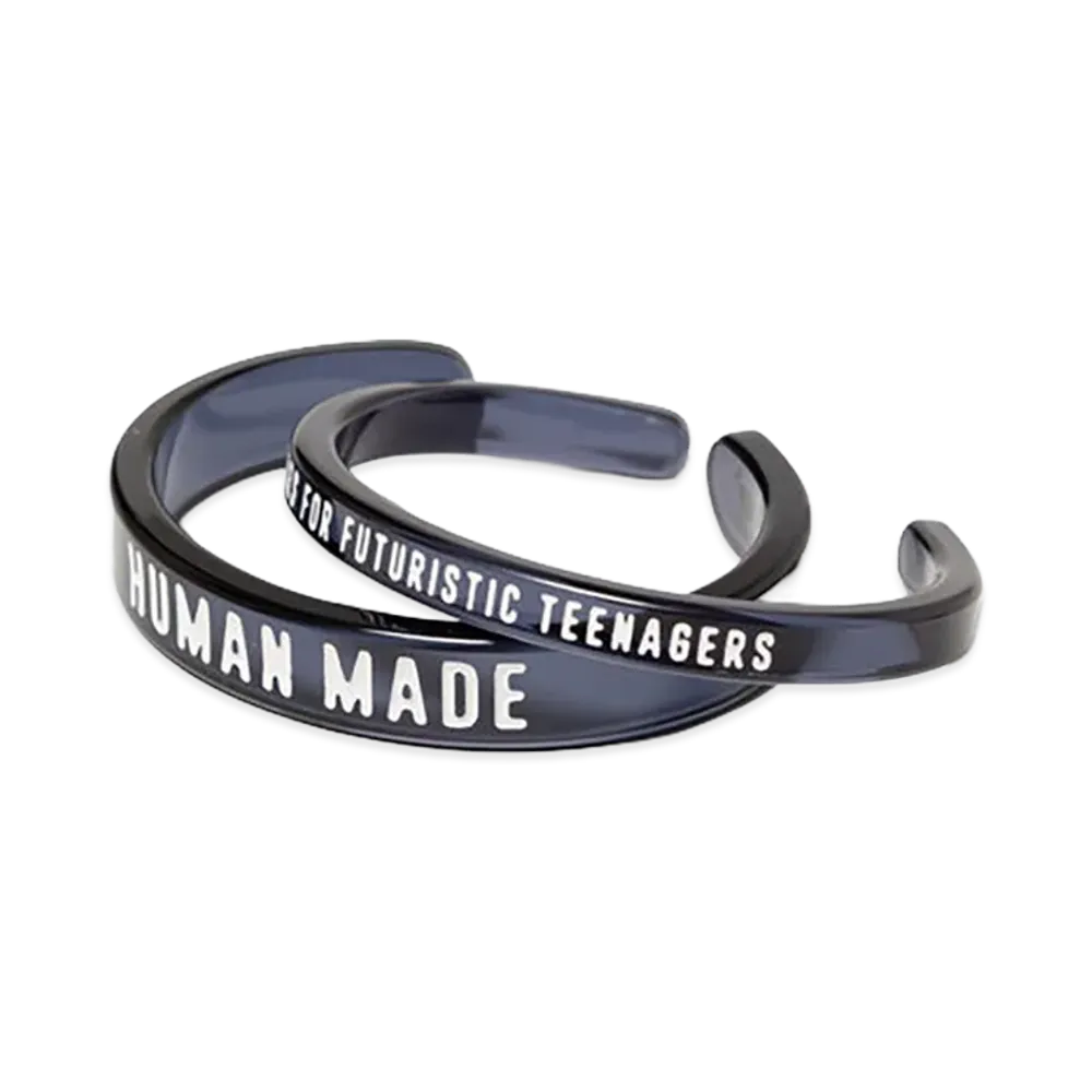 HUMAN MADE Acrylic Bangle Set "Black"