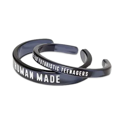 HUMAN MADE Acrylic Bangle Set "Black"