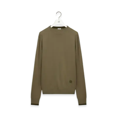 LOEWE Sweater "Green/Khaki Green"