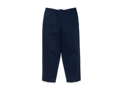 DESCENDANT DC-6 Organic Cotton Twill Trousers "Navy"