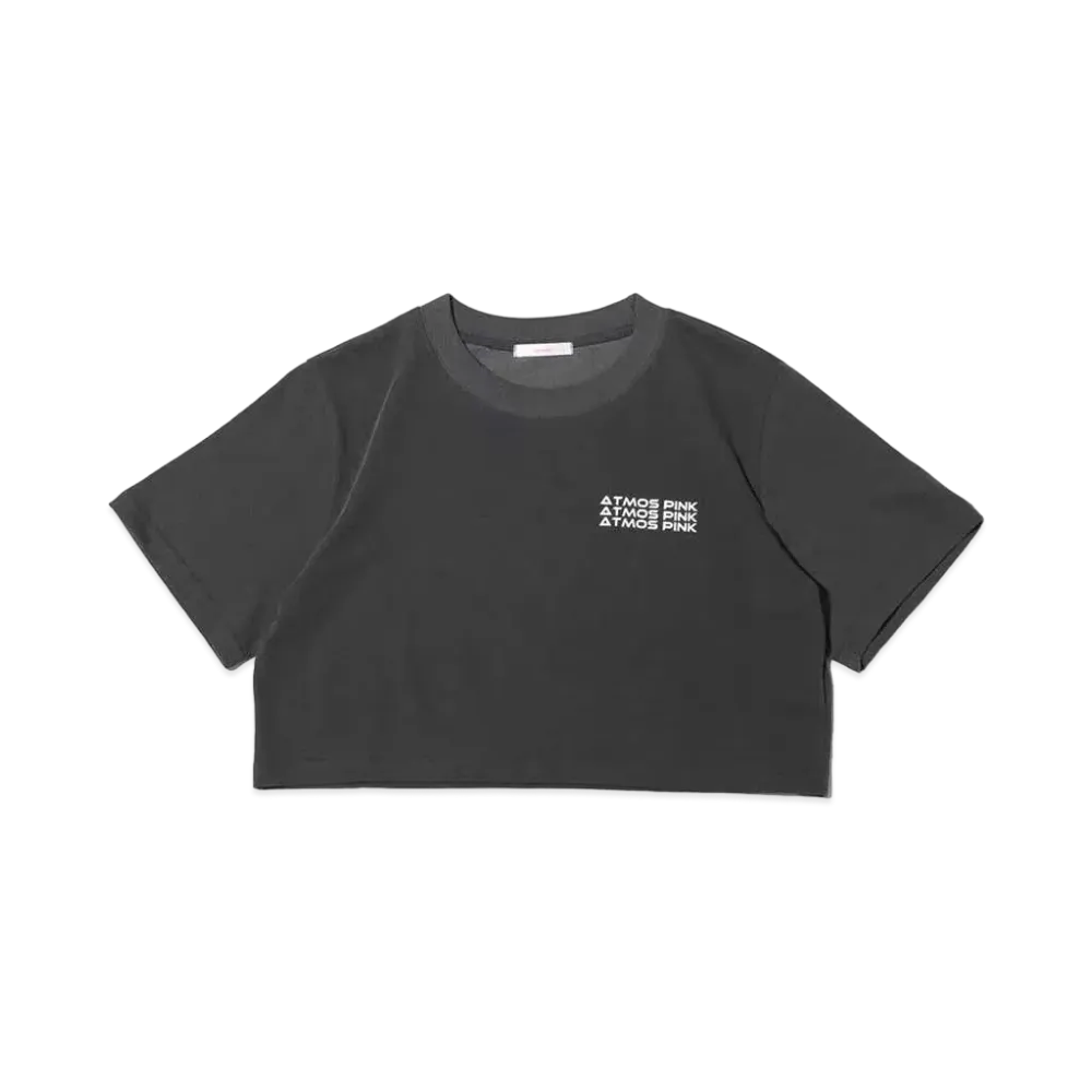 atmos pink Triple Logo Short T-Shirt "Gray"