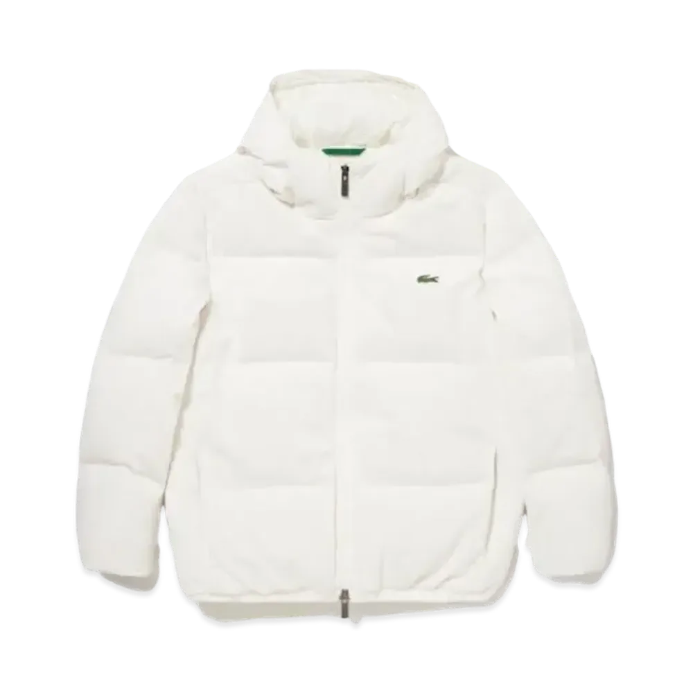 LACOSTE Picket Down Jacket "White"