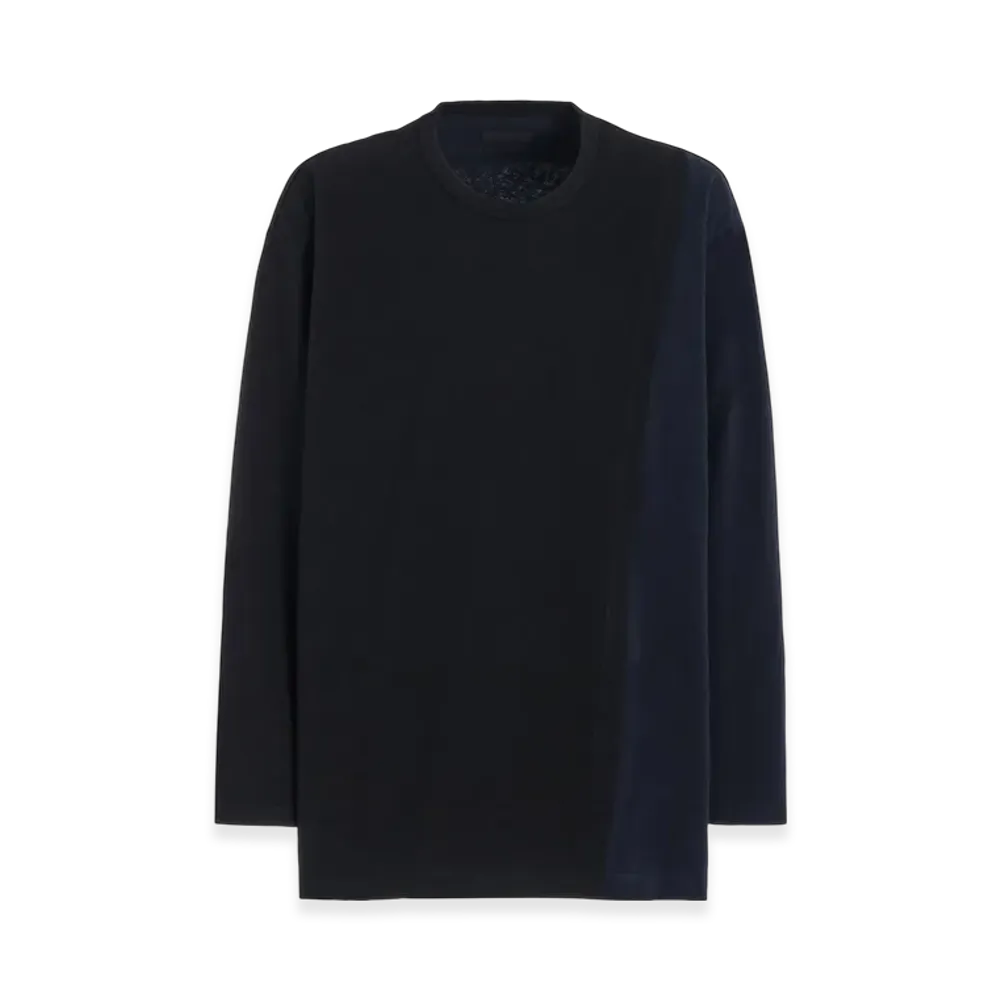 S'YTE Bicolor Layered Long-Sleeve T-Shirt "Black/Navy"