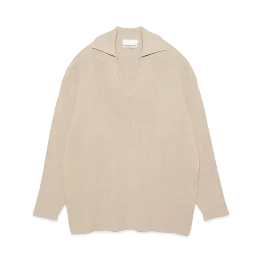 Graphpaper Linen Solotex Skipper Knit "Beigh"