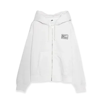 Stussy x Nike U NRG FZ Washed Fleece Hoodie (Asia Size) "Light Bone" FZ9991-072