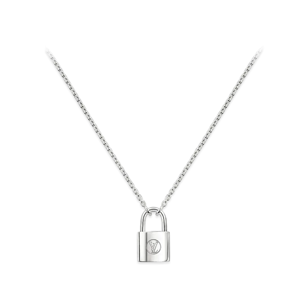 Louis Vuitton Pendentif Silver Lock it 