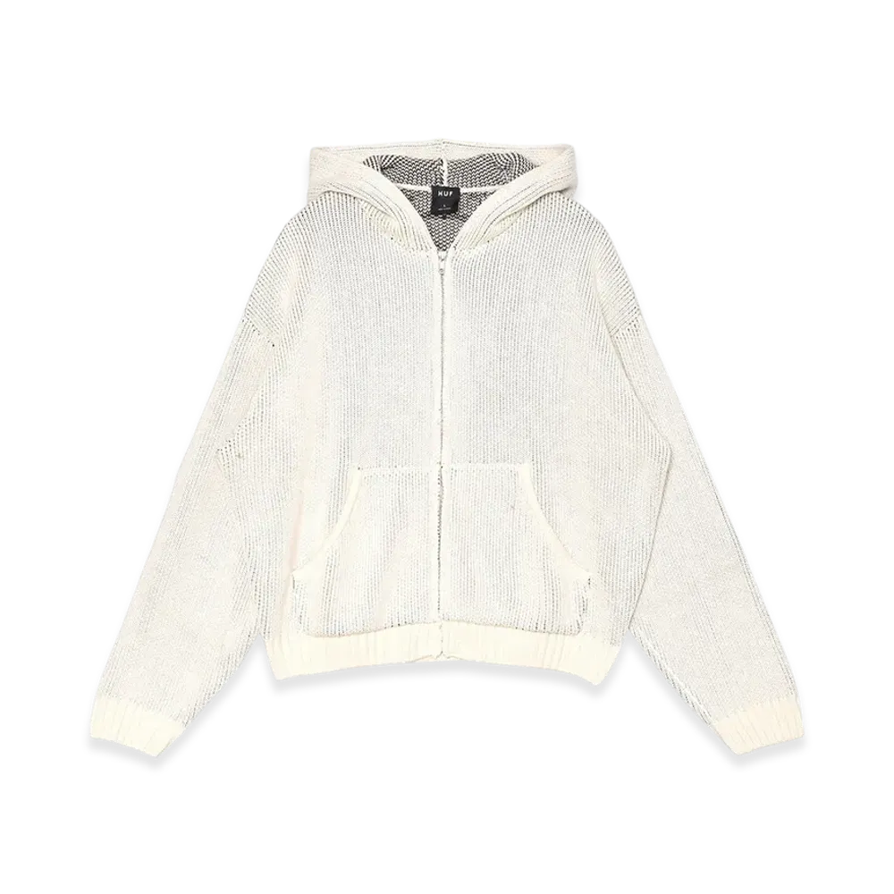 HUF Token Zip Hooded Sweater "Bleach"