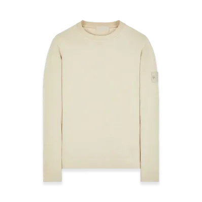Stone Island 611F3 Ghost Piece Organic Cotton Crewneck Sweatshirt - 23SS "Beige"