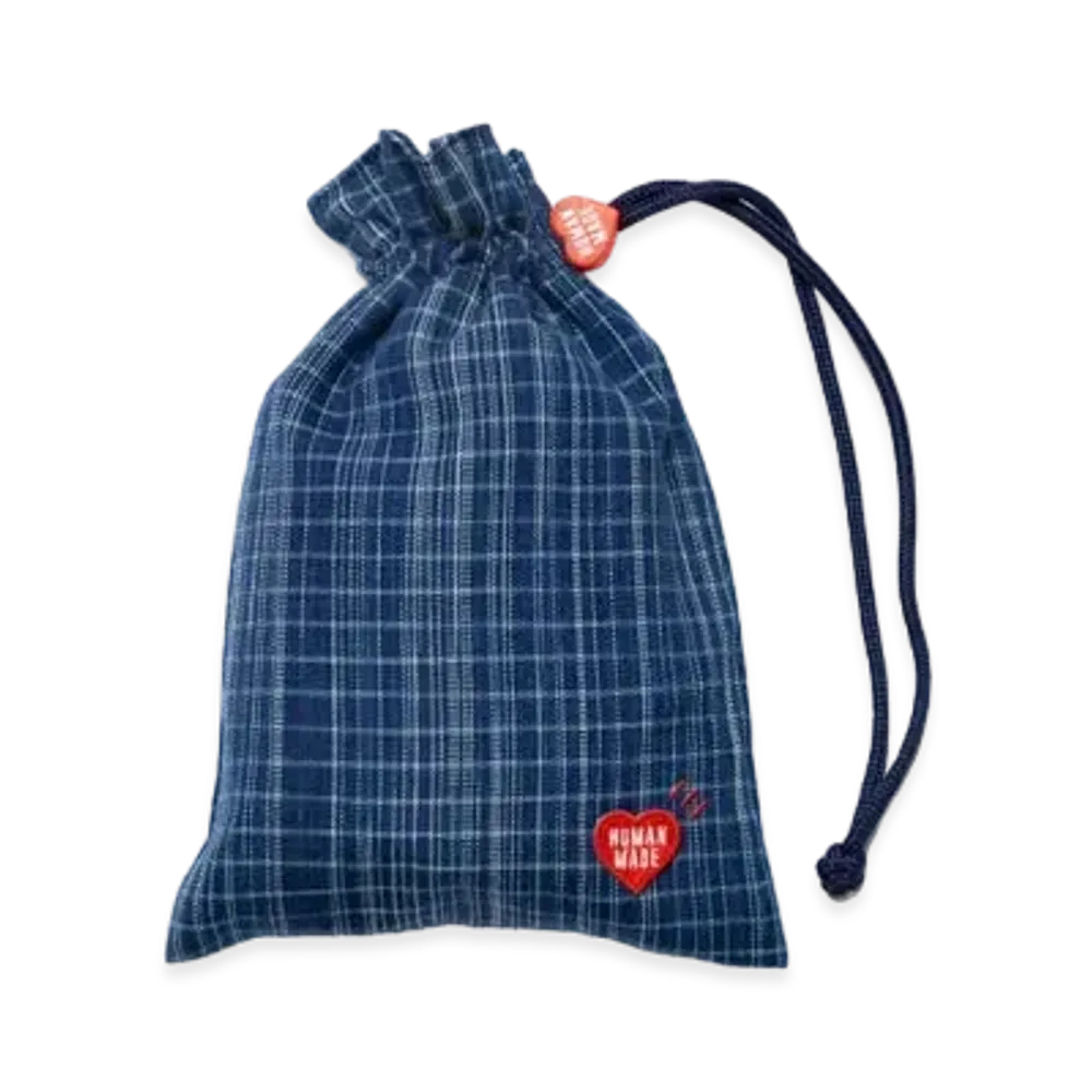 HUMAN MADE Drawstring Bag "Indigo"