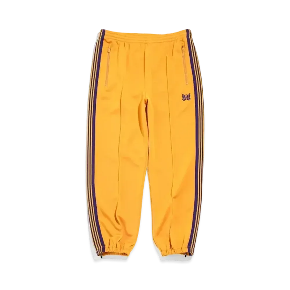 Needles ZIPPED TRACK PANT - POLY SMOOTH "Yellow"