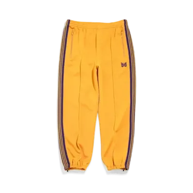 Needles ZIPPED TRACK PANT - POLY SMOOTH "Yellow"