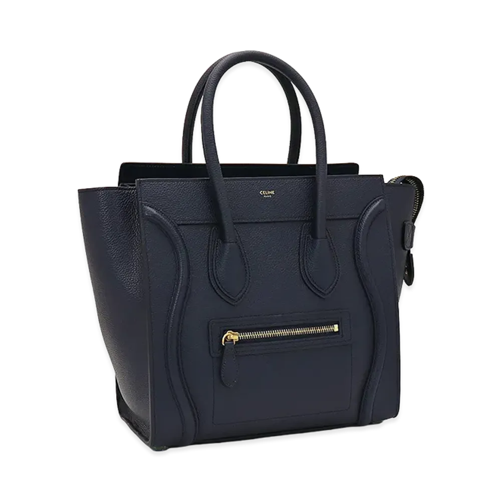 CELINE Women's Handbag Luggage Micro "Navy Blue"
