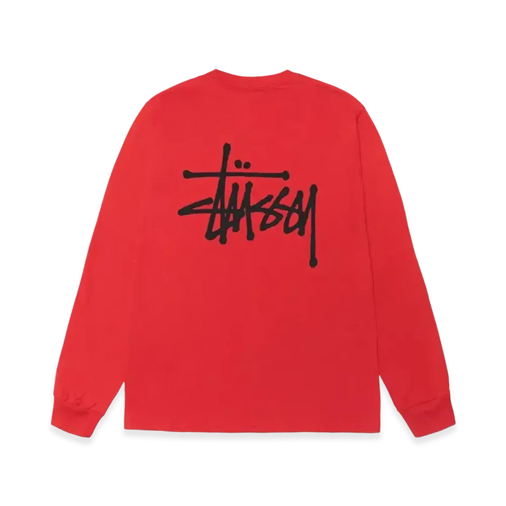 ステューシー ベーシック ステューシー ロングスリーブ Tシャツ "カイエン"
