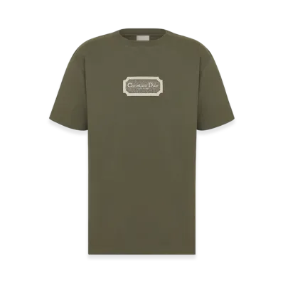 Dior Christian Dior Couture Relaxed-Fit T-Shirt Organic Jersey "Green"