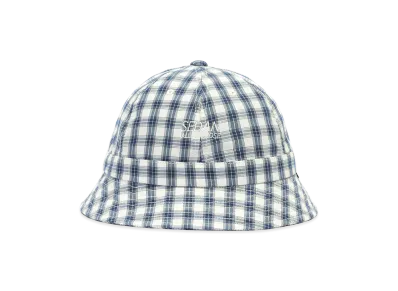 SEDAN ALL-PURPOSE Classic Plaid Bell Hat "Navy"