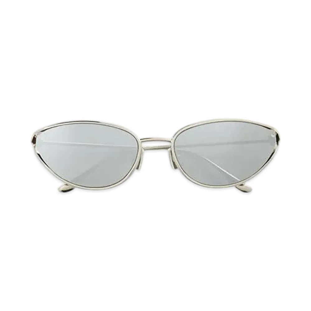 Bottega Veneta Knot Cat Eye Sunglasses "Silver"