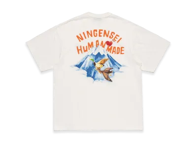HUMAN MADE Ningensei Wa Graphic T-Shirt "White"
