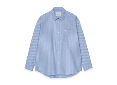 Carhartt WIP L/S Keene Shirt "Keene Stripe/Curacao"